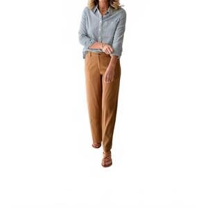 NEW BE COOL chamberlain stripe button-down shirt in denim